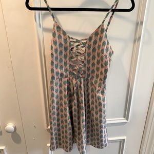 Millau criss cross patterned dress